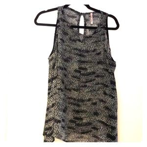 Blue and Gray blouse